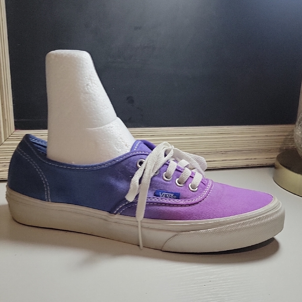 Vans Two-Tone Purple and Blue Sneakers
